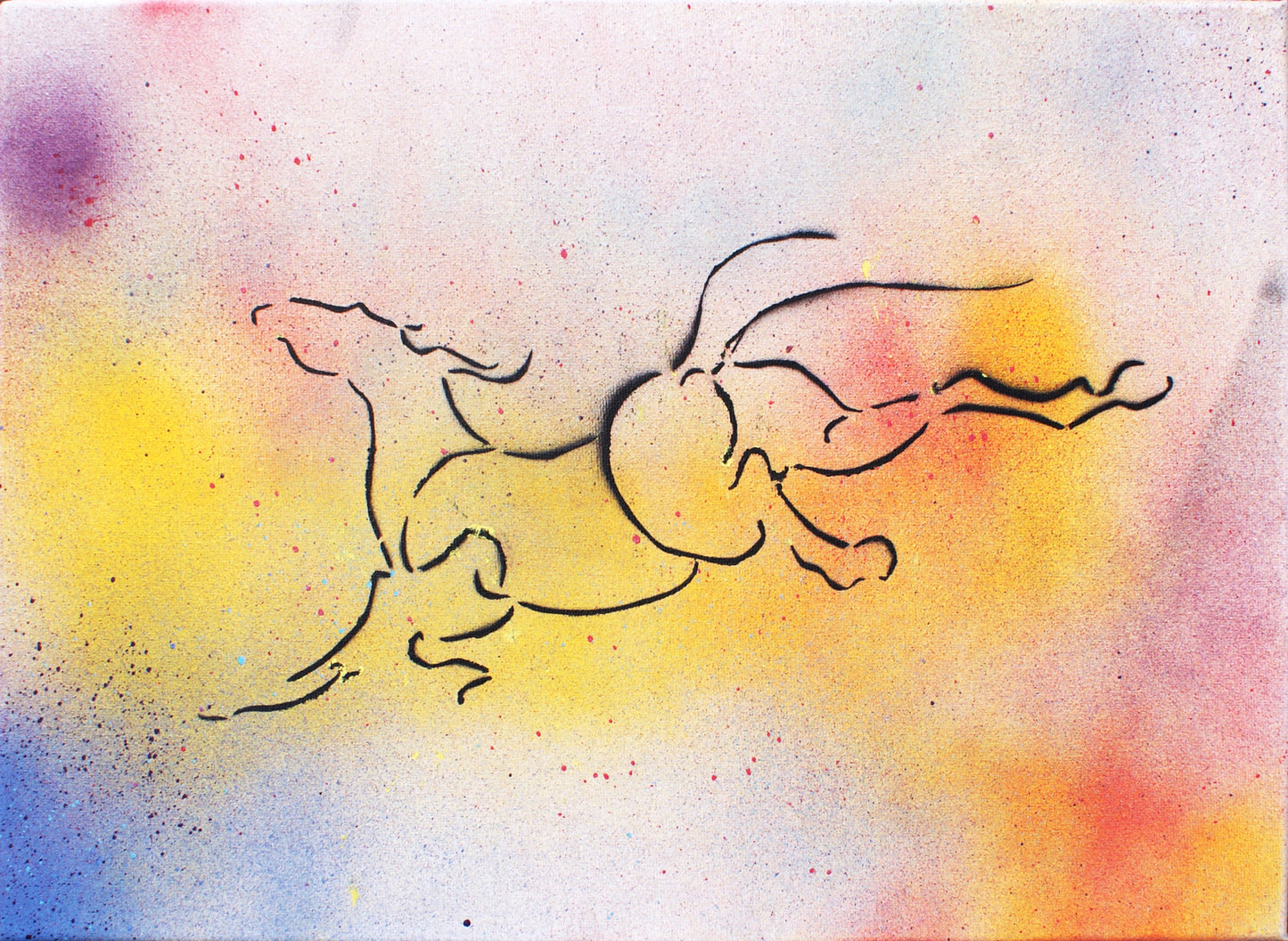 Painting: The Jumping Horse 3