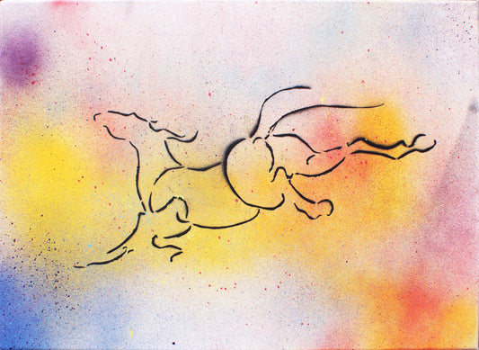Painting: The Jumping Horse 3