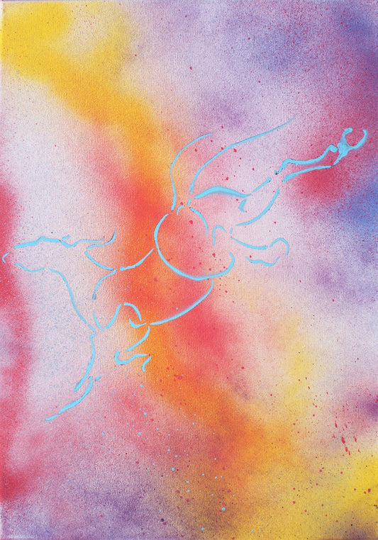 Painting: The Jumping Horse 4