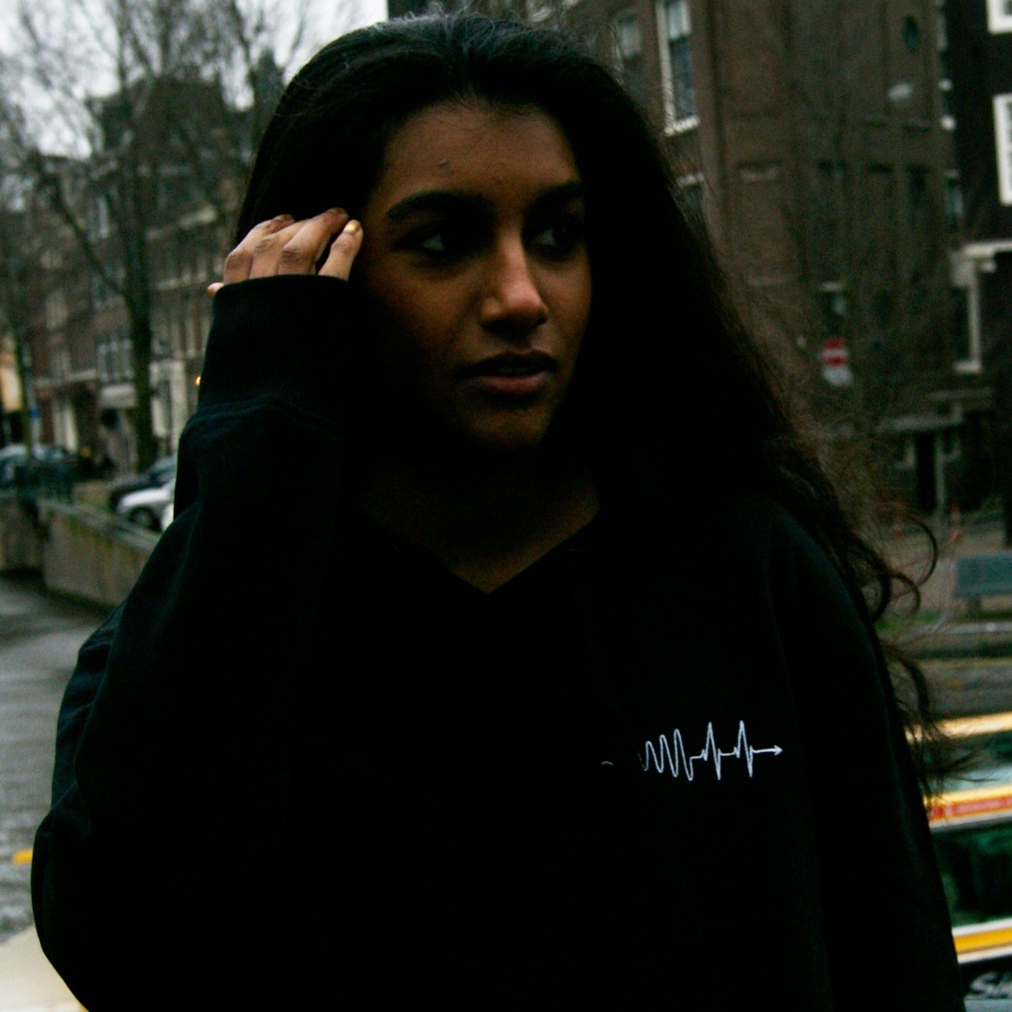 Black Vibe Hoodie - Recycled & Unisex