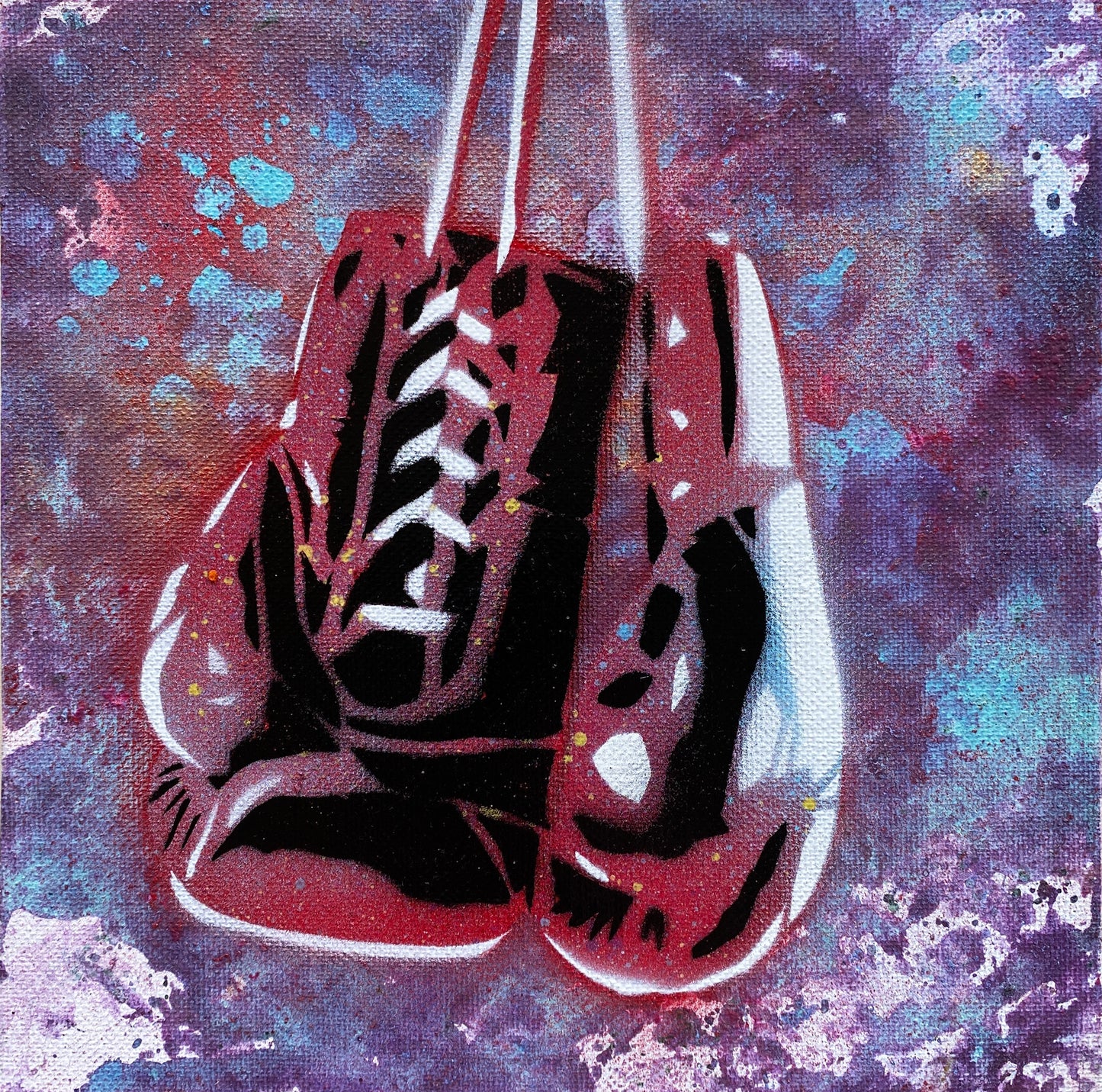 Boxing Gloves Painting